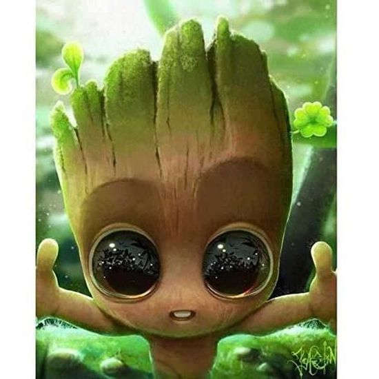 5d Diamant Peinture Kit Bebe Groot Mignon Groot Avec De Grands Yeux Full Drill Arts Craft Pour La Decoration Murale 25x30cm 7085 Cdiscount Beaux Arts Et Loisirs Creatifs