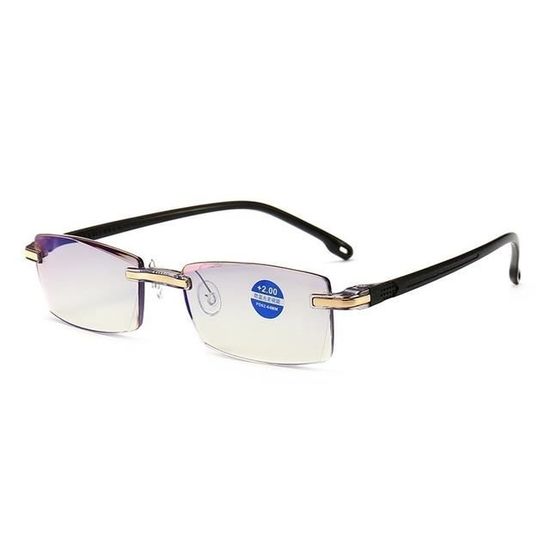 Lunettes De Lecture TERAISE Sans Cadre - Ultra Légères - Lentilles Claires - Avec Étui Et Chiffon - Hommes/Femmes