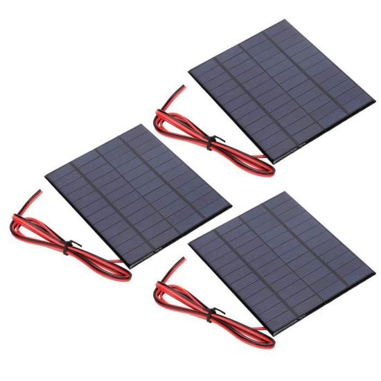 DMiotech 5 Paquet 5.5V 60mA 90mm X 30mm Mini Solaire Panneau Cellule