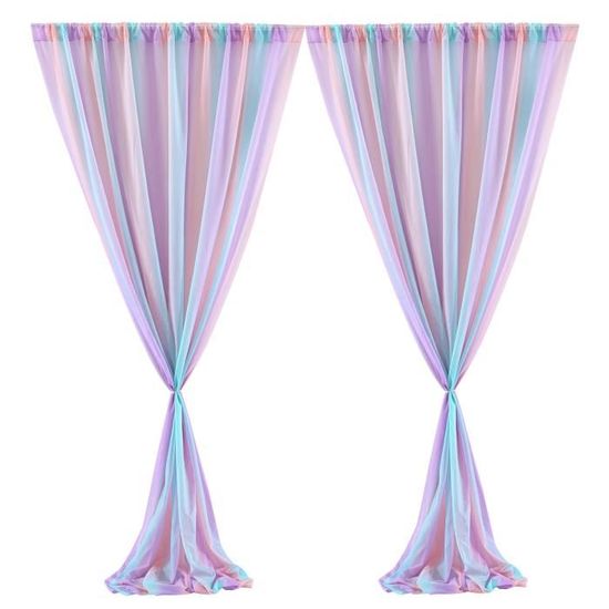 Lukery Mariage Arche Tenture, Extérieur Mariage Rideau Tulle Pour Fond De Décor Pelouse Voilage Drapés Mousseline De Soie Pour Arche De Mariage, Fête Prénatale, Toile De Fond (30x236 Inch,Jaune D'or