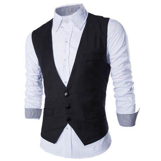 Gilet En Laine Noir Femme - Marque Miss Rouge, Neuf Avec étiquettes - Parfait Printemps/automne