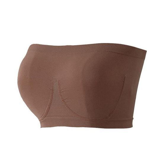 Soutien-gorge Bandeau Dentelle Sans Bretelles – Dos Nu, Rembourrage Amovible, Pour Femme