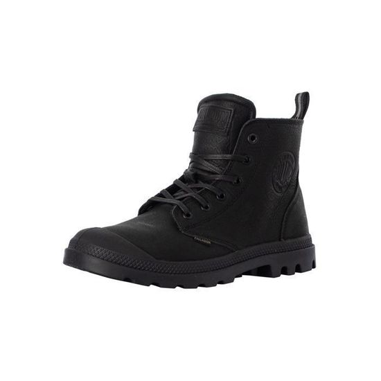 Palladium Pampa Hi Zip LTH ESS Bottes Noires Pour Hommes EU 42