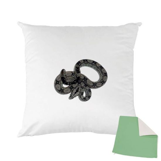 Mygoodprice - Federa per Cuscino Bicolore Stampata, 40 x 40 cm, Motivo: Passione erborista Azzurro