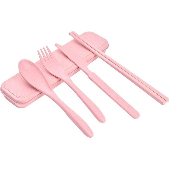 UNICASA Bols à Ramen en Porcelaine, Saladier de 2 Pièces avec Baguettes et Cuillères, Bol à