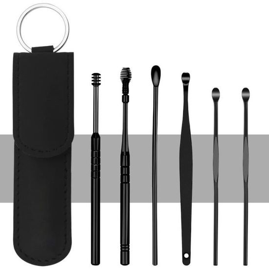 Kit De Nettoyage Des Oreilles Natfire - Portable, Réutilisable Et Lavable, 130 Ml