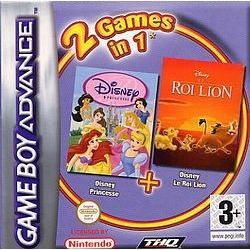 2 Games In 1 Disney Princesse + Le Roi Lion