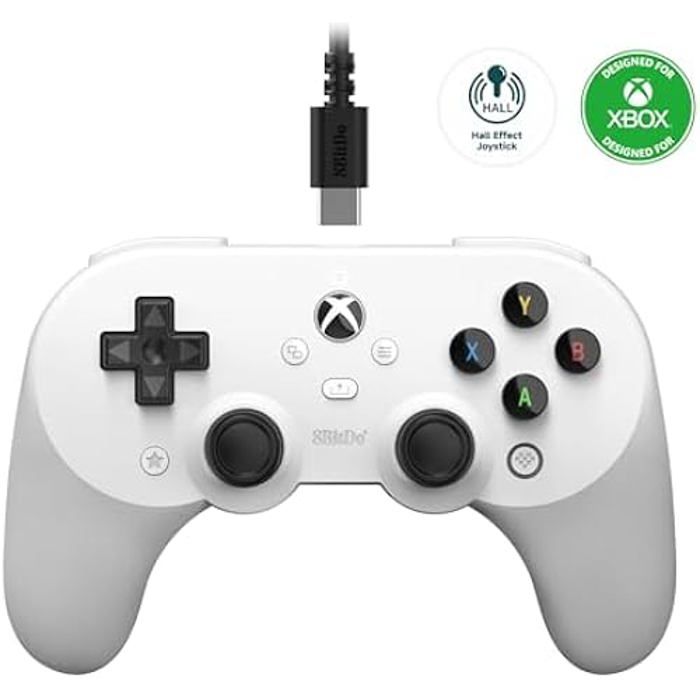 Manette de jeu 8BITDO Pro 2 Câblée Joystick à effet Hall Prise audio 35 mm