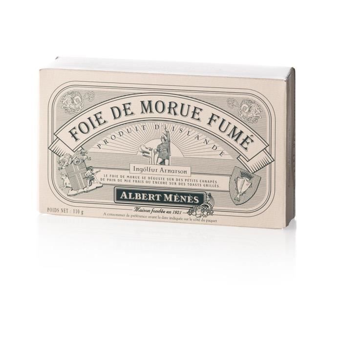 Albert Ménès Foie de morue fumé 110g