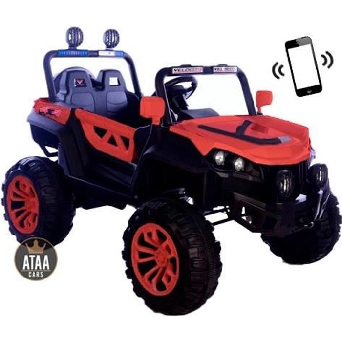 Buggy ATAA Rodeo 4x4 Rouge - Voiture Buggy électrique pour enfant avec batterie et télécommande