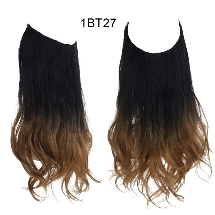 Perruques européennes et américaines - Longs cheveuxbouclés - Extensions de cheveux invisibles sans couture -type14