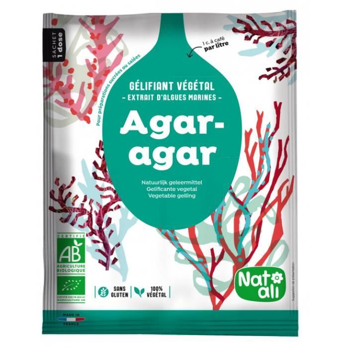 Agar agar bio sachet 50gr
