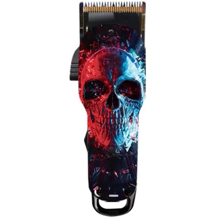 TONDEUSE A BARBETrondeuse agrave cheveux sans fil pour hommes Squelette de cheveux Squelette design Coup de cheveux eacutelectri2384