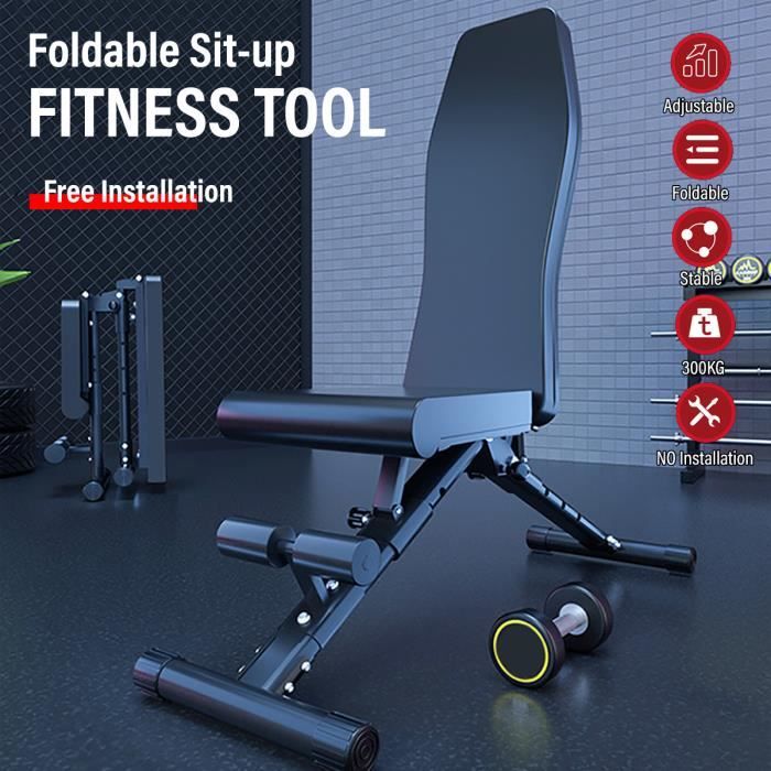 Appareil Abdominale Pliable Équipement d'exercices de sit up réglable