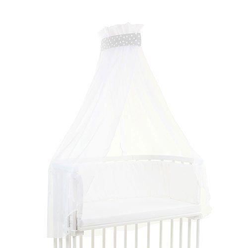 Babybay Ciel de Lit pour Lit Berceau cododo , Pois/Blanc - 100316