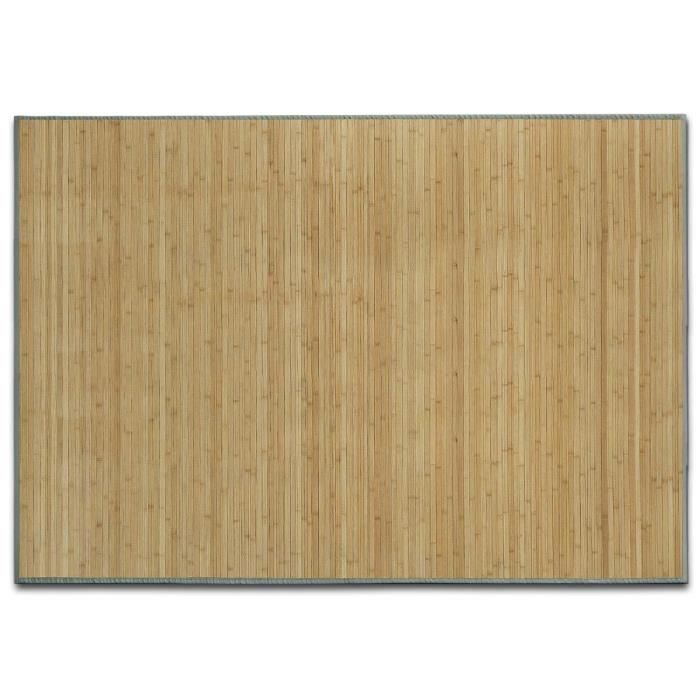 Tapis en Bambou Naturel - 90x120 cm Nature - Tapis Naturel Cuisine, Salle de bain, Chambre