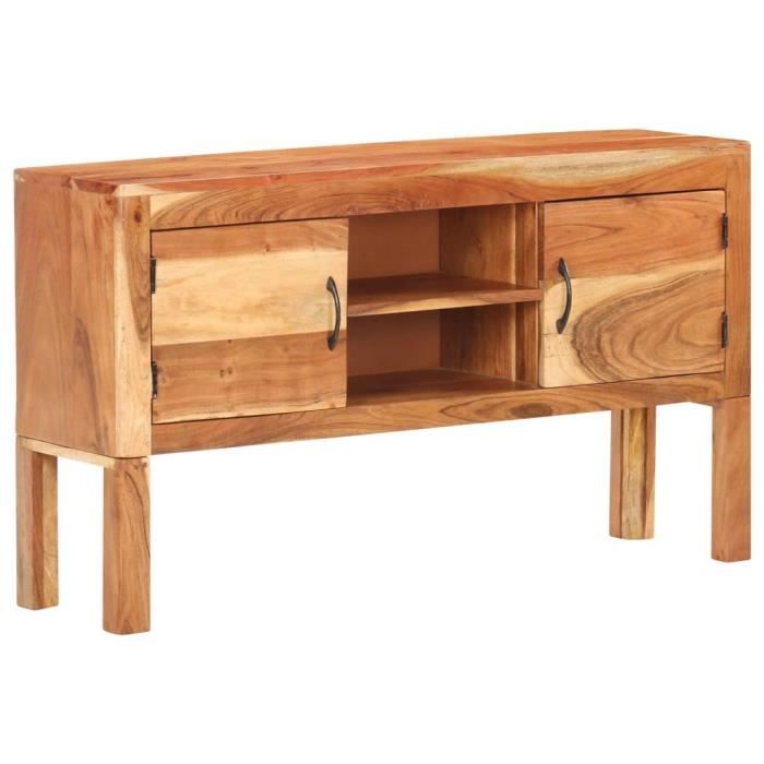 XIJ Buffet 116x30x66 cm Bois d'acacia massif