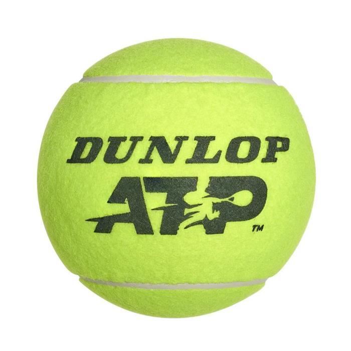 Balle de tennis géante Dunlop - jaune - TU