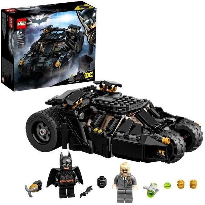 SHOT CASE - LEGO 76239 DC Batman La Batmobile™ Tumbler : La Confrontation avec l'Épouvantail, Jouet Voiture pour Enfants des 8 ans
