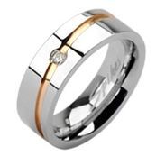 Anneau Acier Couple Design