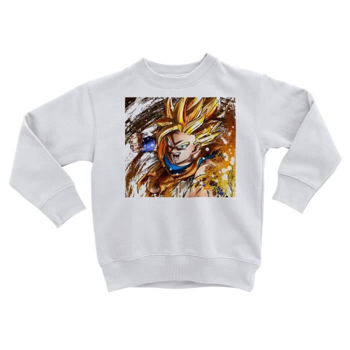 Sweatshirt Enfant Dragon Ball Z Son Goku coup de poing