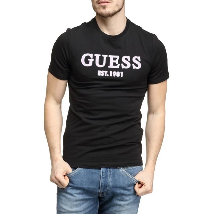 Tee Shirt Guess M2gi21 Jblk Noir