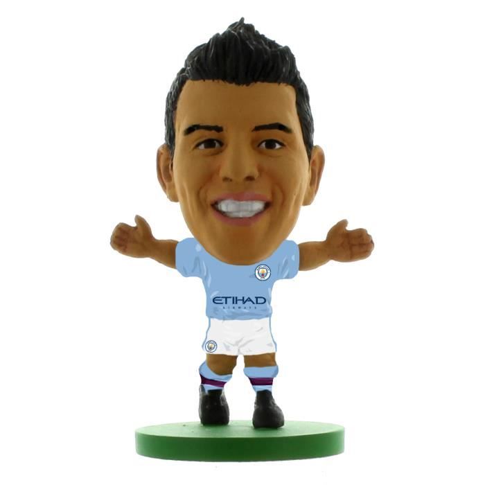 Soccerstarz Manchester City Sergio Aguero - bleu/blanc - TU