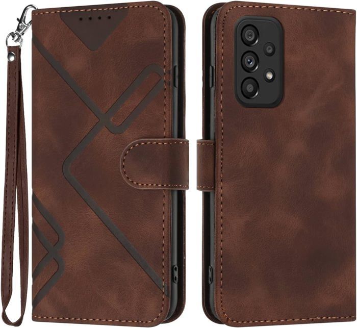 Étui Livre Magnétique En Cuir PU Pour Smartphone - Protection 360° - Compatible Nombreux Modèles