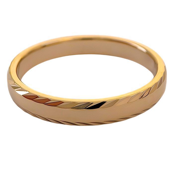 Bague Plaqué Or 750/000 Dorée - Achat / Vente bague - anneau Bague ...