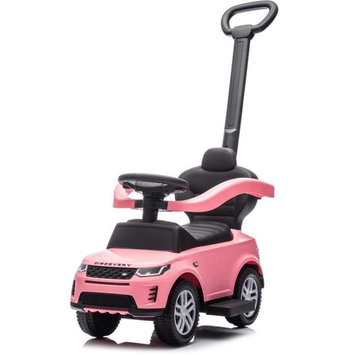 DREAMADE Voiture Porteur Enfant pour 1-3 Ans Lamborghini, Porteur Bebe avec Klaxon & Sons du Moteur, Poignée de Poussée, Garde-Corps Amovible, Rangement sous Le Siège (Blanc