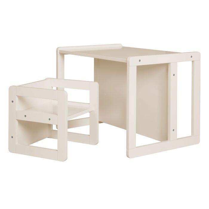 Ensemble Chaise et Table Évolutives pour Enfant ROBA - Tabouret et Banc Réversibles - 3 Hauteurs - Style Campagne - Beige Cachemire Ensemble Chaise et Table Évolutives pour Enfant ROBA - Tabouret et Banc Réversibles - 3 Hauteurs - Style Campagne - Beige Cachemire