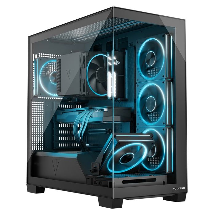 VIST PC Gaming Ryzen 5 9600 RAM RTX 5060 SSD WIFI Windows 11 Pro - vue 2