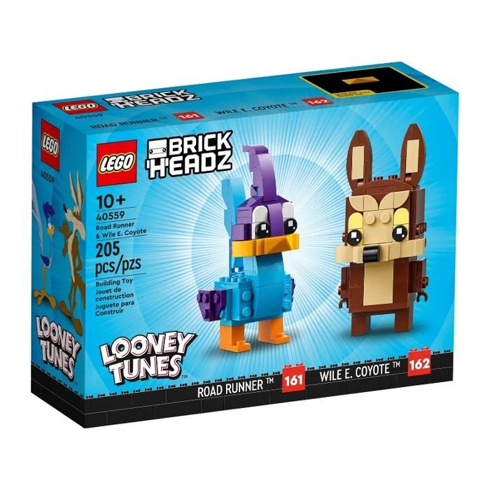 Set LEGO BrickHeadz - LEGO - 40559 - Bip Bip & Coyote - À monter - Dès 10 ans