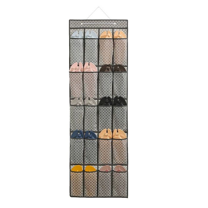 Sac de rangement suspendu pour porte pour sous-vêtements et culottes sac de rangement multifonctionnel 20 compartiments