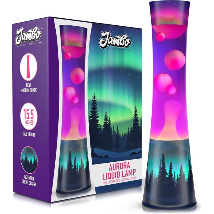 Lampe mouvement liquide 15 5 motif Aurora décor salon/chambre lumière relax veilleuse ados/enfants/adultes