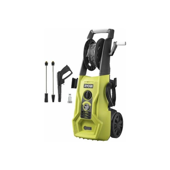 Nettoyeur haute pression - RYOBI - RY170PWA - 170 bars - 470 l/h - Tuyau 10 m