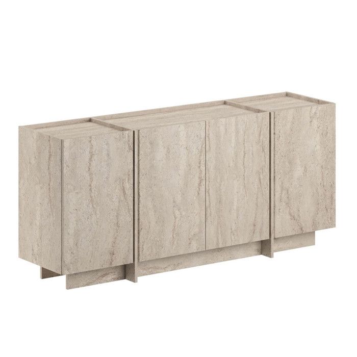 Buffet en bois Dorma - 180 x 45 x 80 cm - Travertin