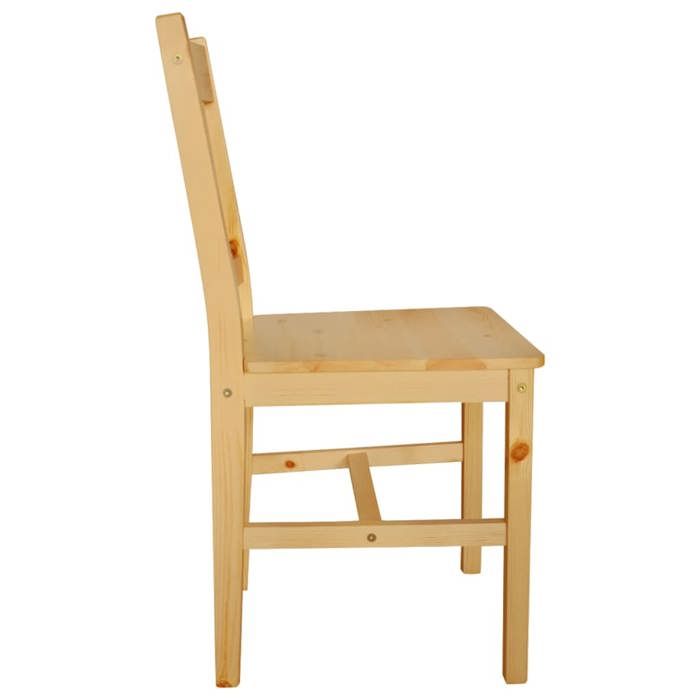 Pratique Chaises à manger - [4 pcs] - Pour restaurant - bois de pin - Dimensions:41 5x45 5x86cm 63289649