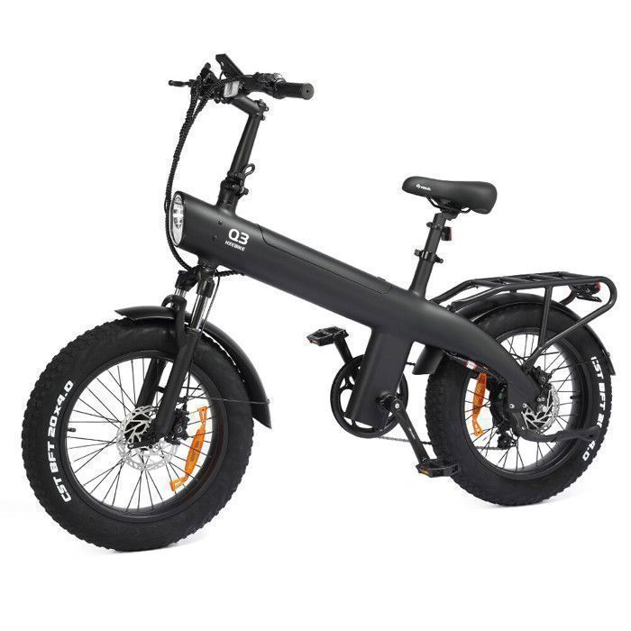 HX Q3 - Vélo électrique - Batterie 48V 20Ah - Moteur 2000W - 20 *4.0 électrique fat bike - 45KM/H - Autonomie 80KM - Noir