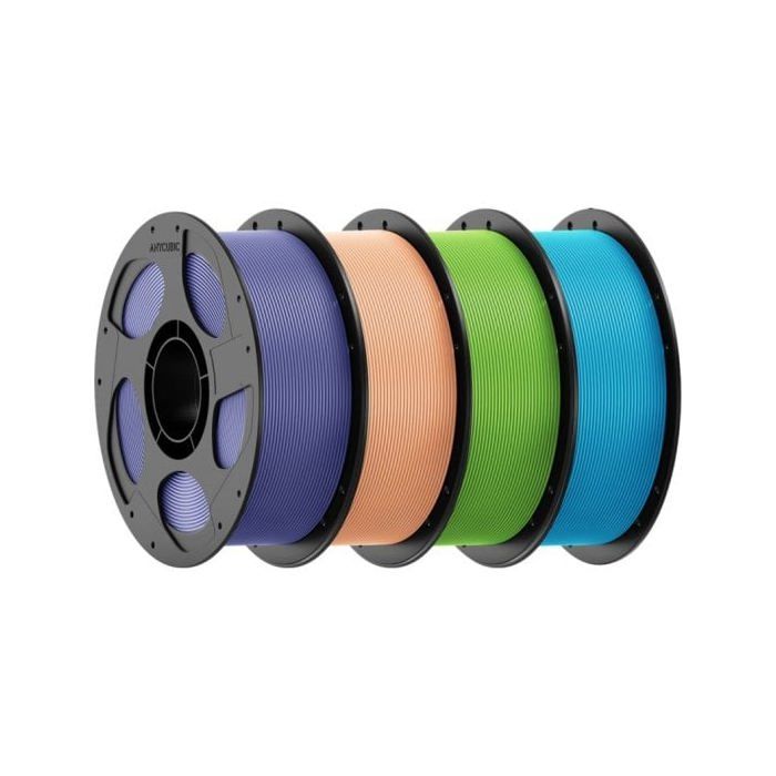 Filamento para impresora 3D Anycubic Pantone PLA 4 Colores Diámetro 1 75mm RFID 1kg/carrete
