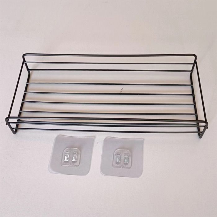 AUCUNE Étagères de salle de bain Étagère de Salle de Bain étagère de Rangement Murale en Fer Peu Encombrante pour meuble bac