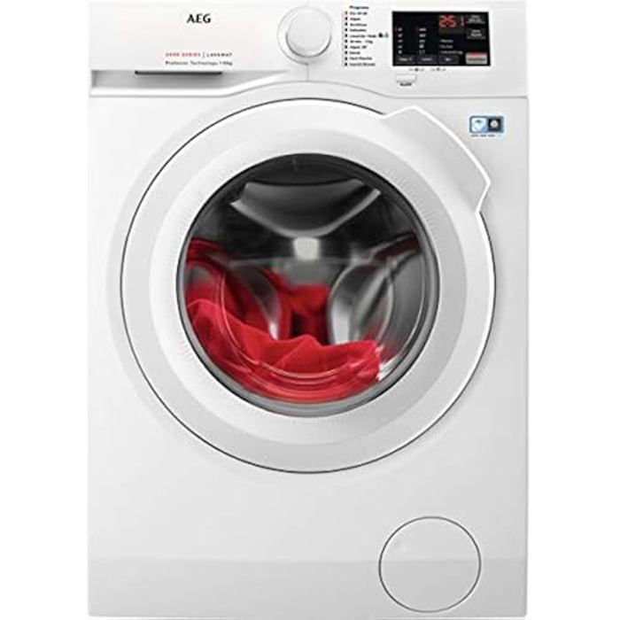 Lave-linge - AEG - L6FBI147P - 10 kg/1400 tr/min - ProSense - Tambour ProTex - Moteur Inverter