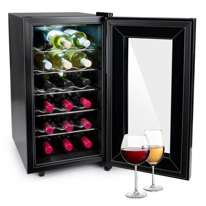 Alpina Cave À Vin - 230V - 18 Bouteilles/50L - Température Réglable De