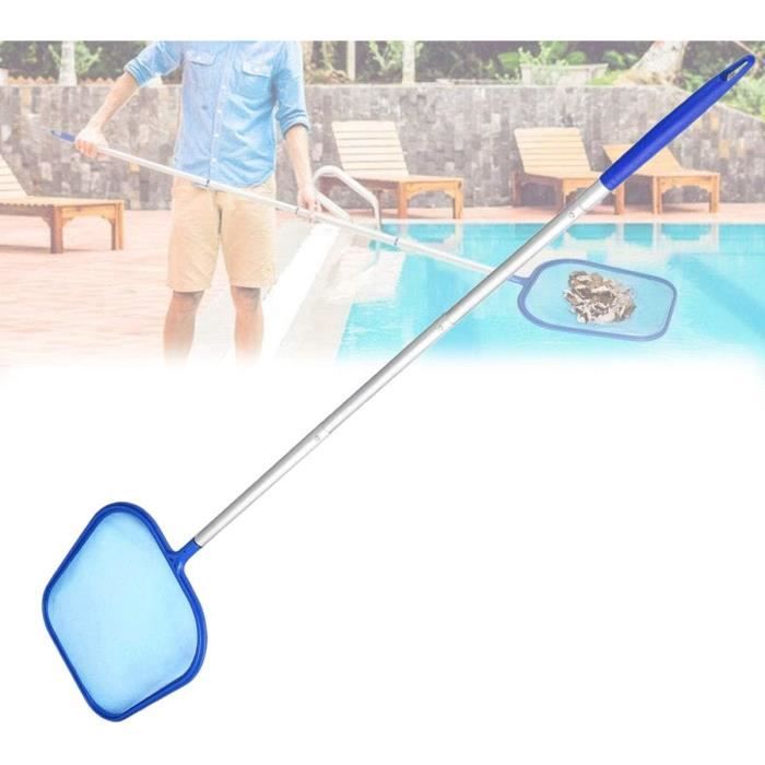 épuisette Profonde Épuisette Piscine IATAHI - Filet Fond Et Surface - Nettoyage Feuilles Et Débris - Pour Piscine, étang Kit Nettoyage Piscine