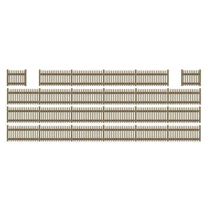 NOCH 33070 Clôture En Lattis – 55 Cm – Accessoire Paysager Pour Maquettes Ferroviaires Échelle N