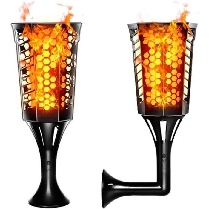 2 Paquets Lumières Solaire Corbeau Crâne Halloween - Lampe Décoration Extérieure Résine