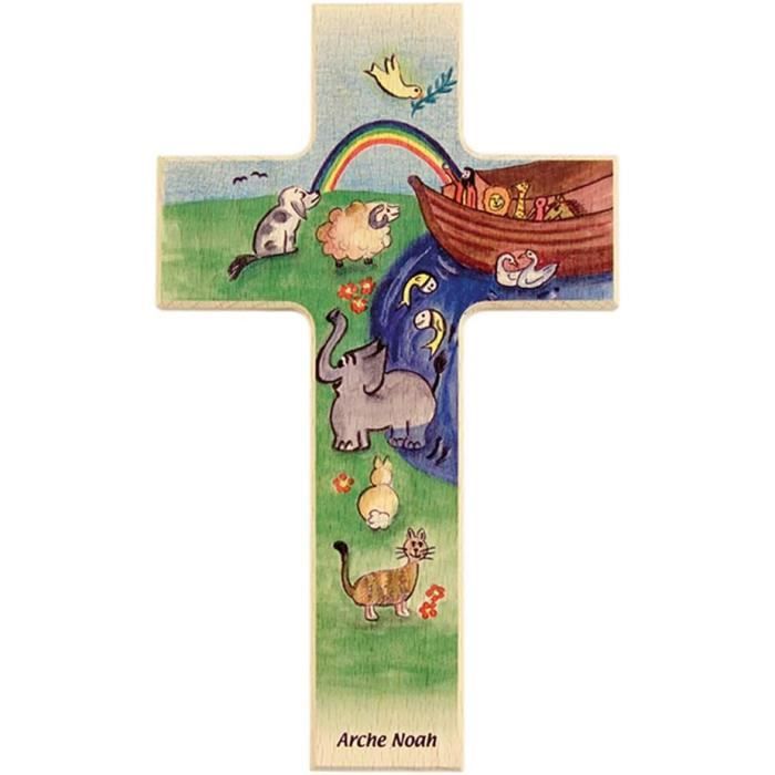 Fritz Cox 210468 - Croce per bambini L'albero della vita, 15 x 9 cm