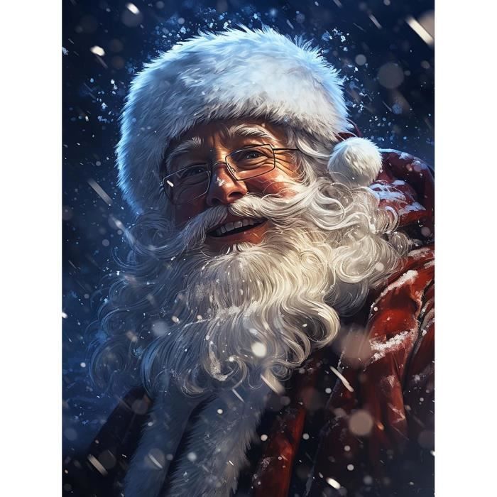 Fengxunzmm 5D DIY 8 Pièces Cartes De Noël Diamond Painting - Cartes Postales Avec Enveloppes - Idéal Anniversaire, Fête Des Mères, Thanksgiving
