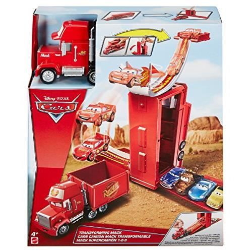 Mattel toy disney cars super mack pista transformable clearance