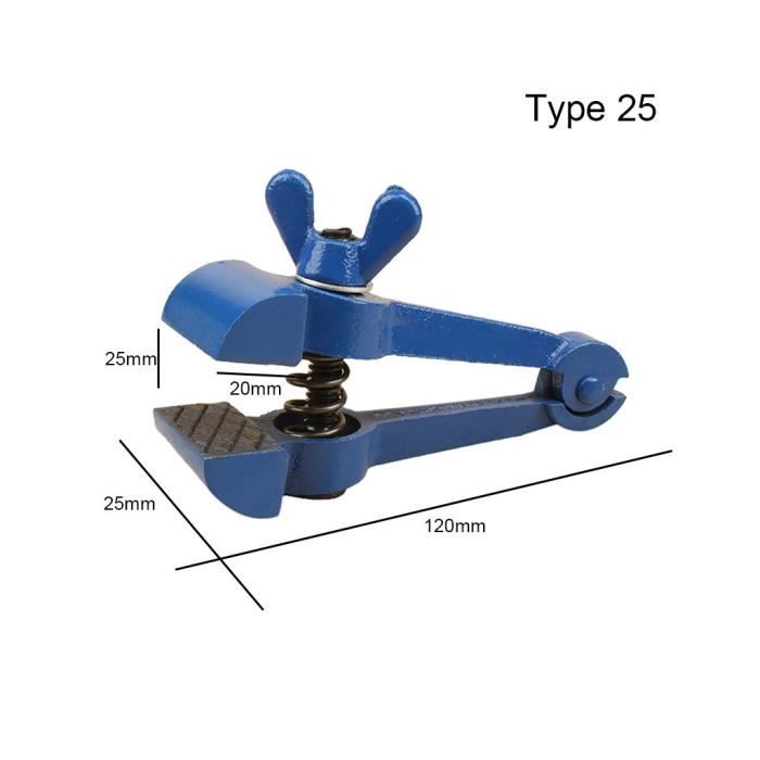 Étau à Main Draper 30785 - 36mm Bleu, Parfait Pour Bricolage Et Travaux De Précision